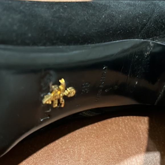 Prada knee high suede boots with side zipper. - Picture 2 of 3